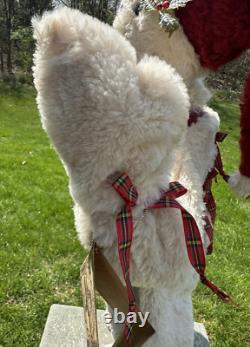 Drolleries Deborah Henderson Demdaco HOLLY JOLLY SNOWMAN SANTA 24 Rare NO STAFF