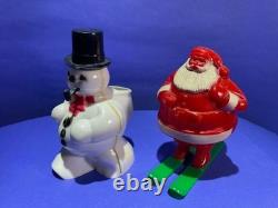 E Rosen 4 BEAUTIFUL PLASTIC TOYS Candy Containers & Original Box Rosbro