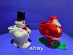 E Rosen 4 BEAUTIFUL PLASTIC TOYS Candy Containers & Original Box Rosbro