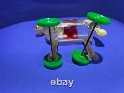 E Rosen 4 BEAUTIFUL PLASTIC TOYS Candy Containers & Original Box Rosbro