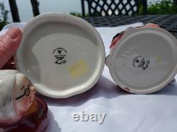 EUC Rare! Uncle Mistletoe Aunt Holly Creamer Sugar Vintage MCM Marshall Field's