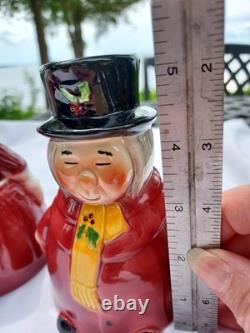 EUC Rare! Uncle Mistletoe Aunt Holly Creamer Sugar Vintage MCM Marshall Field's