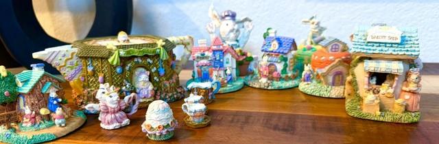 Easter Rabbit Bunny Collection & Village 1995 Different Random Figurines