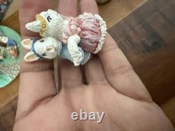 Easter Rabbit Bunny Collection & Village 1995 Different Random Figurines