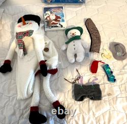Eden The Snowman Plush Raymond Briggs Vintage 25cm Japan Rare Dress Up Doll bonu
