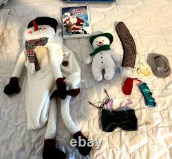 Eden The Snowman Plush Raymond Briggs Vintage 25cm Japan Rare Dress Up Doll bonu