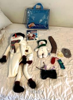 Eden The Snowman Plush Raymond Briggs Vintage 25cm Japan Rare Dress Up Doll bonu