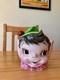 Elf Cookie Jar Esd Made In Japan Christmas Vintage 1960's Pixie Hand Painted