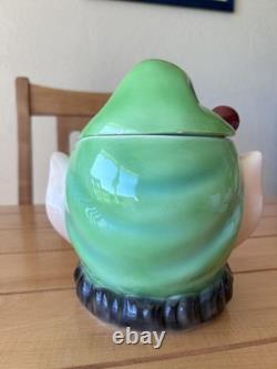 Elf Cookie Jar ESD Made in Japan Christmas Vintage 1960's Pixie Hand Painted
