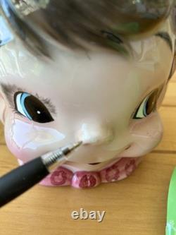 Elf Cookie Jar ESD Made in Japan Christmas Vintage 1960's Pixie Hand Painted
