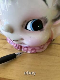 Elf Cookie Jar ESD Made in Japan Christmas Vintage 1960's Pixie Hand Painted