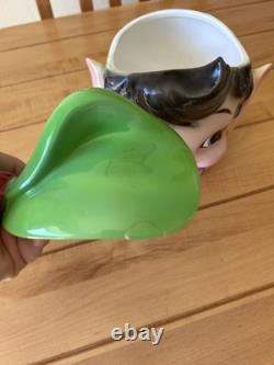 Elf Cookie Jar ESD Made in Japan Christmas Vintage 1960's Pixie Hand Painted