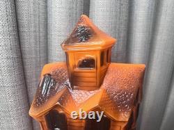 Empire Halloween Haunted House Blow Mold 1969 13 Inch Electric Lighted MCM
