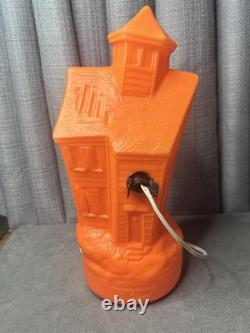 Empire Halloween Haunted House Blow Mold 1969 13 Inch Electric Lighted MCM