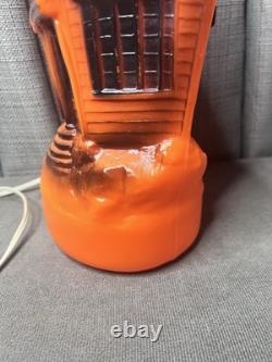 Empire Halloween Haunted House Blow Mold 1969 13 Inch Electric Lighted MCM