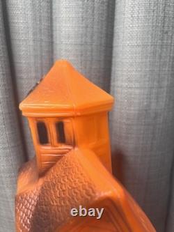 Empire Halloween Haunted House Blow Mold 1969 13 Inch Electric Lighted MCM