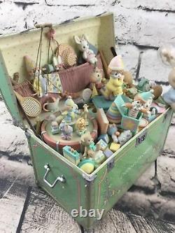 Enesco Precious Moments My Favorite Things Action Toy Chest Music Box In Box