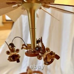 Erzgebirge East German Christmas Pyramid Carousel Angels Purchase 1976 Papers