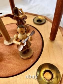 Erzgebirge East German Christmas Pyramid Carousel Angels Purchase 1976 Papers