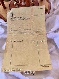 Erzgebirge East German Christmas Pyramid Carousel Angels Purchase 1976 Papers