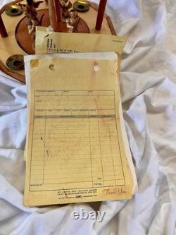 Erzgebirge East German Christmas Pyramid Carousel Angels Purchase 1976 Papers