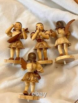 Erzgebirge East German Christmas Pyramid Carousel Angels Purchase 1976 Papers