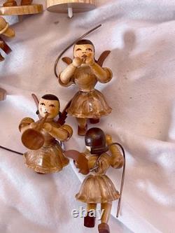 Erzgebirge East German Christmas Pyramid Carousel Angels Purchase 1976 Papers