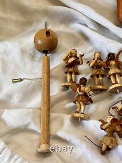 Erzgebirge East German Christmas Pyramid Carousel Angels Purchase 1976 Papers