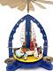 Erzgebirge Expertic Spinner Christmas Santa Pyramid Candles