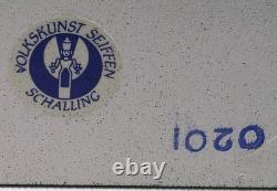 Erzgebirge German Bell Miner Volkskunst Seiffen Schalling Candle Holder Holiday