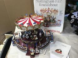 Excellent Fully Working 2003 Mr. Christmas Nottingham Fair Roundabout 19842