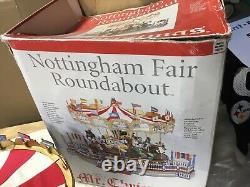 Excellent Fully Working 2003 Mr. Christmas Nottingham Fair Roundabout 19842