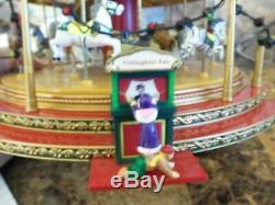 Extremely Rare Mr Christmas (nottingham Fair) Double Decker Light Up Carousel