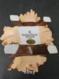 FRANKLIN MINT Vatican Observatory Foundation 6 pc. Nativity Set withCreche