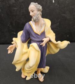 FRANKLIN MINT Vatican Observatory Foundation 6 pc. Nativity Set withCreche