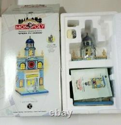 FULL SET Department 56 Monopoly City Lights Set with Bank and Trust and Sign