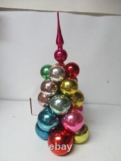 Fabulous Santa Novelties of Savage MD Glass Ball Christmas Tree in Original Box