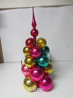 Fabulous Santa Novelties of Savage MD Glass Ball Christmas Tree in Original Box