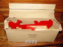 Fanny Farmer Old Time Candies Santa & Reindeer sleigh and Orig. Box