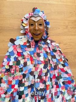 Fasnet, carnival, wooden mask, larva, Bäs, VSAN, Gengenbach, Spättle, excellent condition