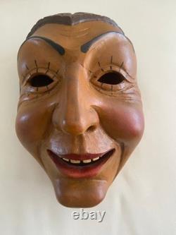 Fasnet, carnival, wooden mask, larva, Bäs, VSAN, Gengenbach, Spättle, excellent condition