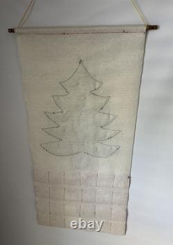 Felt & Sequins 36 Advent Calendar Christmas Tree from Sultana Kit Vintage 70's