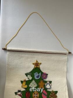 Felt & Sequins 36 Advent Calendar Christmas Tree from Sultana Kit Vintage 70's