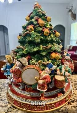 Fitz & Floyd 12 Days Christmas Eleven Drummers Drumming Large Cookie Jar Rare