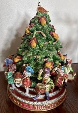 Fitz & Floyd 12 Days Christmas Eleven Drummers Drumming Large Cookie Jar Rare