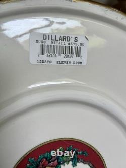 Fitz & Floyd 12 Days Christmas Eleven Drummers Drumming Large Cookie Jar Rare