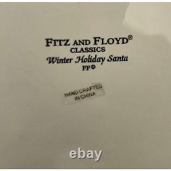 Fitz & Floyd Classics Winter Holiday Santa Claus Cookie Jar