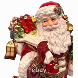 Fitz & Floyd Stately, Stunning Renaissance Holiday 19 Santa Claus Figurine-Mint