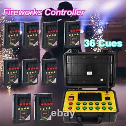 Free Ship 36 Cues Fireworks Firing System Remote Control 500M Long Distance