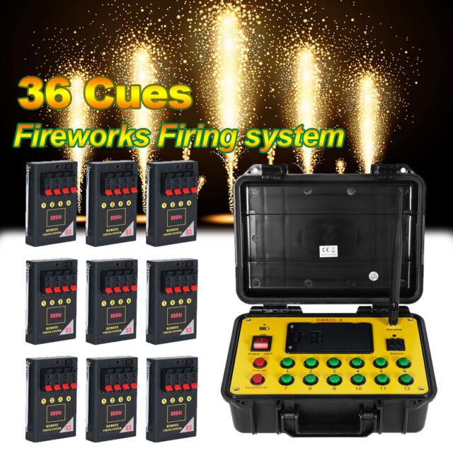 Free Ship From Usa 36 Cues Fireworks Firing System 500m Abs Waterproof Control